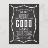 Weihnachten im Chalkboard Santa's Good List (Vorderseite)