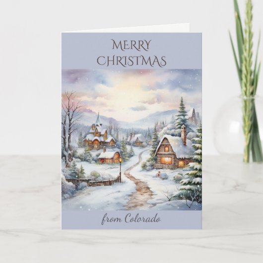Weihnachten im Colorado Mountain Village (Vorderseite)