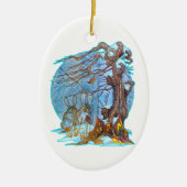 Weihnachten im Elf Hall Ornament (Vorne)