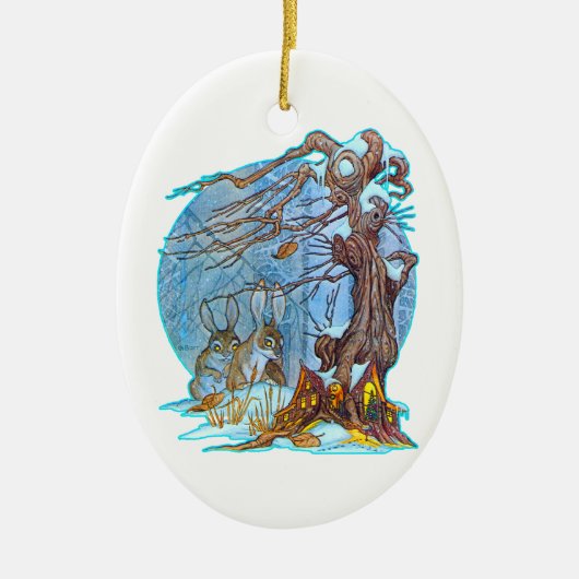 Weihnachten im Elf Hall Ornament (Vorne)