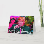 Weihnachten im Fake, Donald Trump Satire Weihnacht (Vorderseite)
