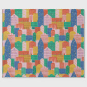 Weihnachten im farbenfrohen Umschlagpapier der Sta Geschenkpapier (Flach)