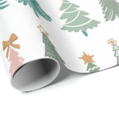 Weihnachten im farbigen Weihnachten Geschenkpapier (Rolleneckpunkt)