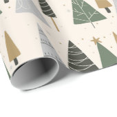 Weihnachten im farbigen Weihnachten Geschenkpapier (Rolleneckpunkt)