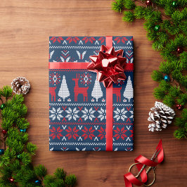 Weihnachten im farbigen Weihnachten Geschenkpapier