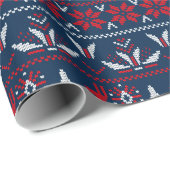 Weihnachten im farbigen Weihnachten Geschenkpapier (Rolleneckpunkt)