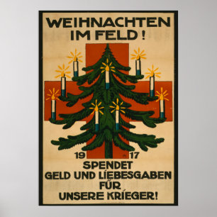 Weihnachten Im Feld Poster