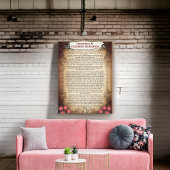 Weihnachten im Fezzwig's Warehouse Weihnachtslied  Leinwanddruck