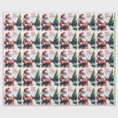 Weihnachten im Fischfang Geschenkpapier (Flach)