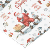 Weihnachten im Fischfang Kurzer Tischläufer (Ecke)