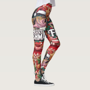 Weihnachten im Fischfang Leggings