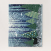 Weihnachten im Forst Design Puzzle (Vertikal)