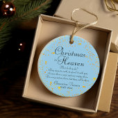 Weihnachten im Foto des "Heaven Gold Spritzer Memo Keramik Ornament