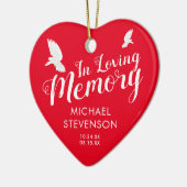 Weihnachten im Foto Keramik Ornament (Links)