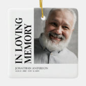 Weihnachten im Foto Keramikornament (Vorderseite)