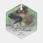 Weihnachten im Foto Ornament Aus Glas (Vorderseite)