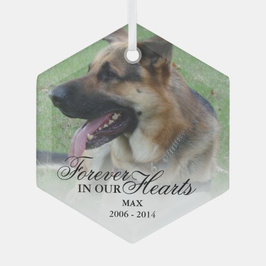 Weihnachten im Foto Ornament Aus Glas (Vorderseite)