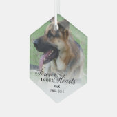 Weihnachten im Foto Ornament Aus Glas (Vorderseite Links)