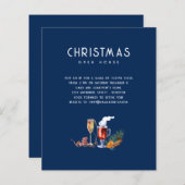 Weihnachten im Freien Haus Getränke Blau (Vorne/Hinten)