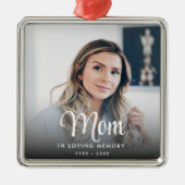 Weihnachten im Gedächtnisfest zum Erinnern an das  Ornament Aus Metall (Vorne)