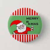 Weihnachten im Gesundheitswesen Button (Vorderseite)