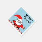 Weihnachten im Gesundheitswesen Serviette (Ecke)