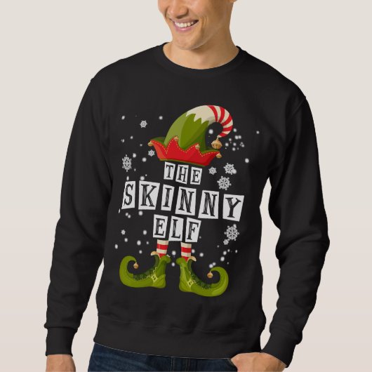 Weihnachten im Glanzelfen Sweatshirt (Vorderseite)