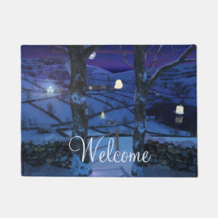 Weihnachten im Glen Doormat Fußmatte