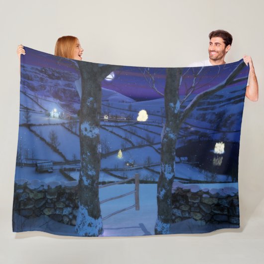 Weihnachten im Glen Fleece Blanket (Beispiel)
