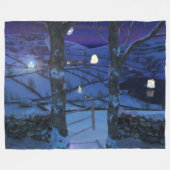 Weihnachten im Glen Fleece Blanket (Vorderseite (Horizontal))