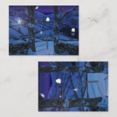 Weihnachten im Glen-Lesezeichen Visitenkarte (Vorne/Hinten)