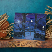 Weihnachten im Glen Plaque Fotoplatte (Seite)