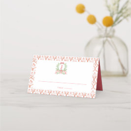 Weihnachten im Grandmillennial-Stil Platzkarte