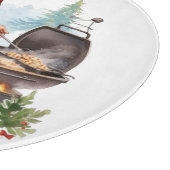 Weihnachten im Grill Schneidebrett (Ecke)