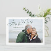 Weihnachten im Grünen Foto (Stehend Vorderseite)