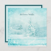 Weihnachten im heißen Kakaowetter schneien (Vorne/Hinten)