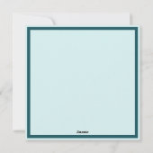 Weihnachten im heißen Kakaowetter schneien (Rückseite)