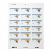 Weihnachten im Herzen behalten Adressaufkleber (Vorne)