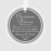 Weihnachten im Himmel Foto - Akrylus Ornament (Vorderseite)