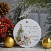 Weihnachten im Himmel | Foto Memorial Keramik Ornament