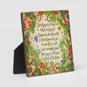 Weihnachten im Himmel Inspiration Hübsch Fotoplatte (Vorderseite)