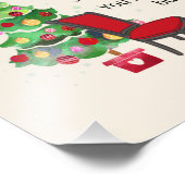 Weihnachten im Himmel, leerer Vorsitz, geliebter M Fotodruck (Ecke)