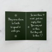 Weihnachten im Himmelsdenkmal, Weihnachtskarte (Innenseite)