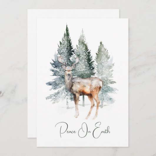 Weihnachten im Hirschwald (Vorne/Hinten)