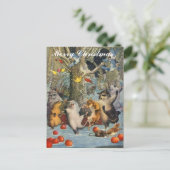 Weihnachten im Holzpostenausweis (Stehend Vorderseite)