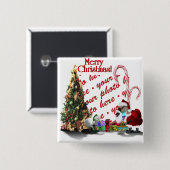 Weihnachten im Internet Button (Vorne & Hinten)