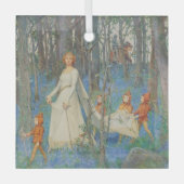 Weihnachten im Jahrtausend, Das Feenwald (1903) Ornament Aus Glas (Vorderseite)