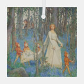 Weihnachten im Jahrtausend, Das Feenwald (1903) Ornament Aus Glas (Rückseite)