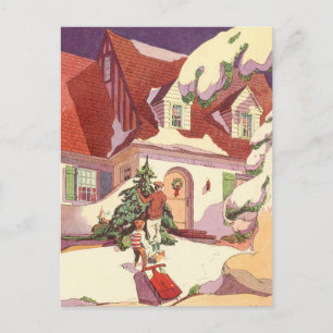 Weihnachten im Jahrtausend, Familienhaus im Schnee
