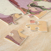 Weihnachten im Jahrtausend, Familienhaus im Schnee Puzzle (Seite)